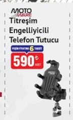 Moto Ware Titreşim Engelliyicili Telefon Tutucu