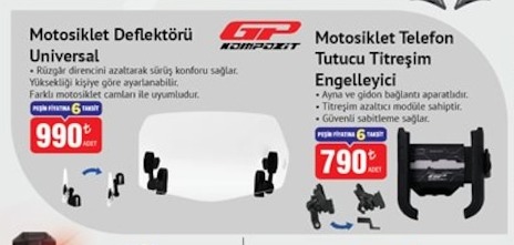 Motosiklet Deflektörü Universal
