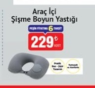 Araç İçi Şişme Boyun Yastığı