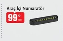 Araç İçi Numaratör