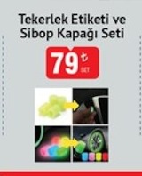 Tekerlek Etiketi Ve Sibop Kapağı Seti