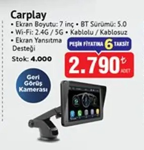 Carplay Geri Görüş Kamerası