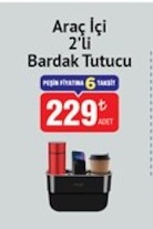 Araç İçi 2'Li Bardak Tutucu