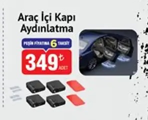 Araç İçi Kapı Aydınlatma 4 Adet