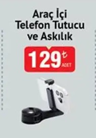 Araç İçi Telefon Tutucu Ve Askılık 1 Adet