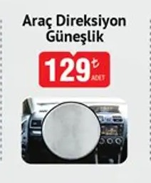 Araç Direksiyon Güneşlik