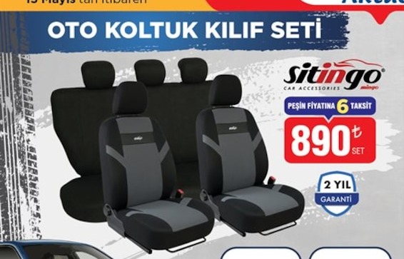 Sitingo Oto Koltuk Kılıf Seti