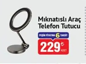 Mıknatıslı Araç Telefon Tutucu