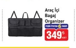 Araç İçi Bagaj Organizer