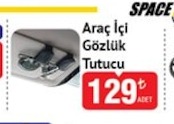 Araç İçi Gözlük Tutucu
