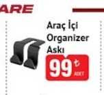 Araç İçi Organizer Askı Adet