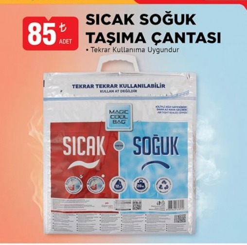Sıcak Soğuk Taşıma Çantası