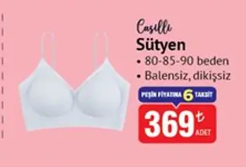Casilli Sütyen 80-85-90 Beden