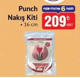 Punch Nakış Kiti 16 Cm