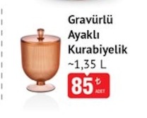 Gravürlü Ayaklı Kurabiyelik 1.35L