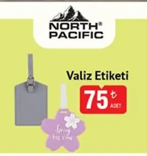 North Pacific Valiz Etiketi 1 Adet