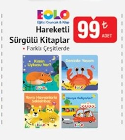 Eolo Hareketli Sürgülü Kitaplar