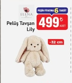 Peluş Tavşan Lily