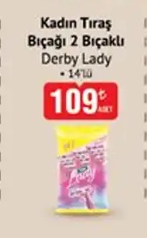 Kadın Tıraş Bıçağı 2 Bıçaklı Derby Lady