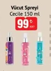 Vücut Spreyi Cecile 150 Ml