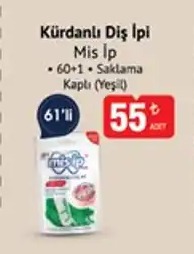 Kürdanlı Diş İpi Mis İp 60+1