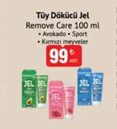 Tüy Dökücü Jel Remove Care Avokado / Sport / Kırmızı Meyveler 100Ml