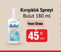Kirışıklık Spreyi Bulut 180 Ml