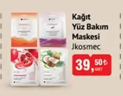 Kağıt Yüz Bakım Maskesi 4 Adet
