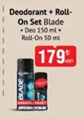 Deodorant + Roll-On Set 150Ml + 50Ml