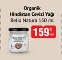Bella Natura Organik Hindistan Cevizi Yağı 150Ml