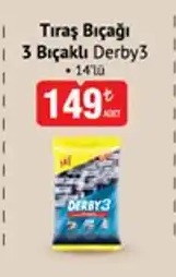 Tıraş Bıçağı 3 Bıçaklı Derby3 14 Lü