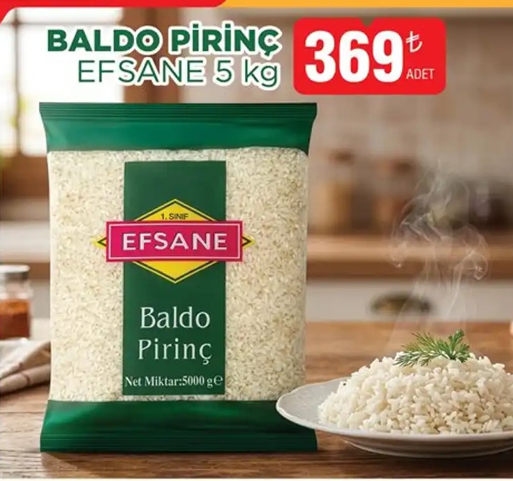 Baldo Pirinc Efsane 5 Kg