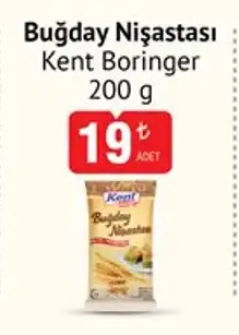 Kent Boringe Bugday Nistastasi 200G