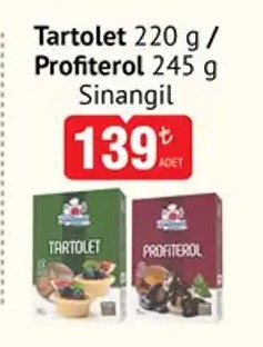 Tartolet 220G / Profiterol 245G Sinangil
