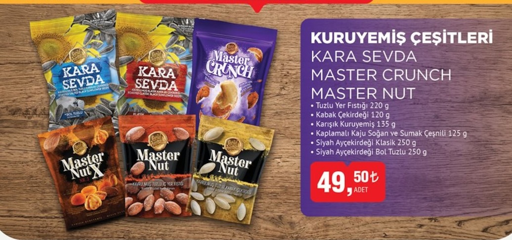 Kara Sevda Master Nut Kuruyemis Cesitleri