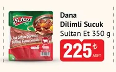 Sultan Dana Dilimli Sucuk 350 G
