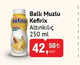 Ballı Muzlu Kefirix Altınkılıç 250 Ml