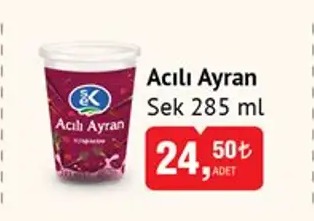 Acılı Ayran Sek 285 Ml