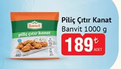Banvit Piliç Çıtır Kanat 1000G