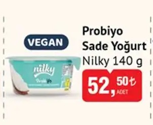 Nilky Probiyo Sade Yoğurt 140G