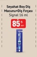 Seyahat Boy Diş Macunu+Diş Fırçası Signal 16 Ml