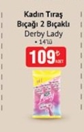 Kadın Tıraş Bıçağı 2 Bıçaklı Derby Lady