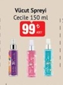 Vücut Spreyi Cecile 150 Ml