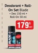 Deodorant + Roll-On Set Blade 150Ml + 50Ml