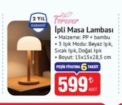 Forever İpli Masa Lambası