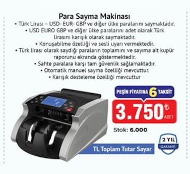 Para Sayma Makinesi