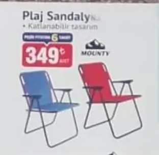 Plaj Sandalyesi Katlanabilir Tasarım