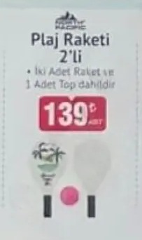 North Pacific Plaj Raketi 2'Li