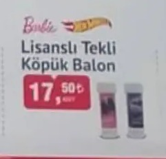 Barbie Lisanslı Tekli Köpük Balon
