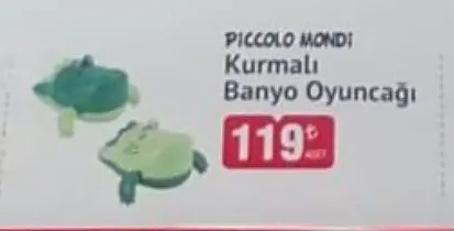 Piccolo Mondi Kurmalı Banyo Oyuncağı